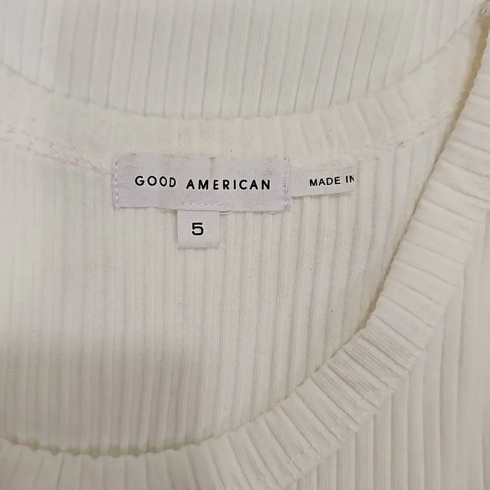 *sold*Good American Chunky Ribbed Tank Sz 5 /2XL - Picture 2 of 10